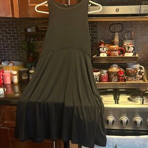 Athleta black tank dress